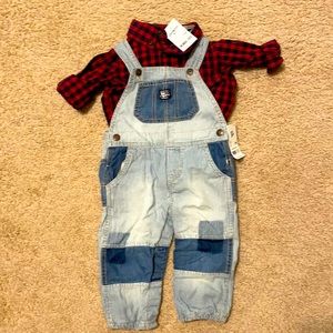 OshKosh 12m boys 2-piece outfit